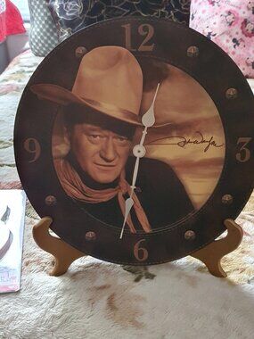 Collectors John Wayne Wall Clock